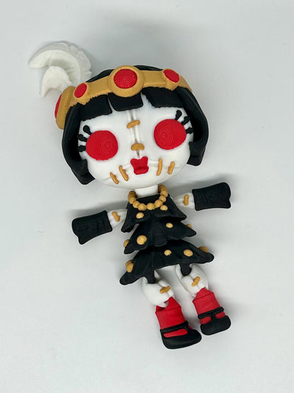 Creepy Cute Dolls with Stand, Dark Academia BookTok Shelf Decoration, Gift for Readers