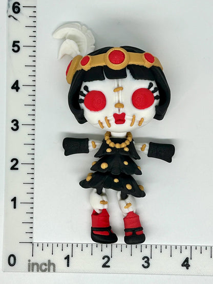 Creepy Cute Dolls with Stand, Dark Academia BookTok Shelf Decoration, Gift for Readers