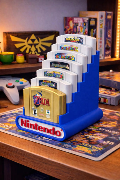 Nintendo 64 Cartridge Display Holds 8 Games