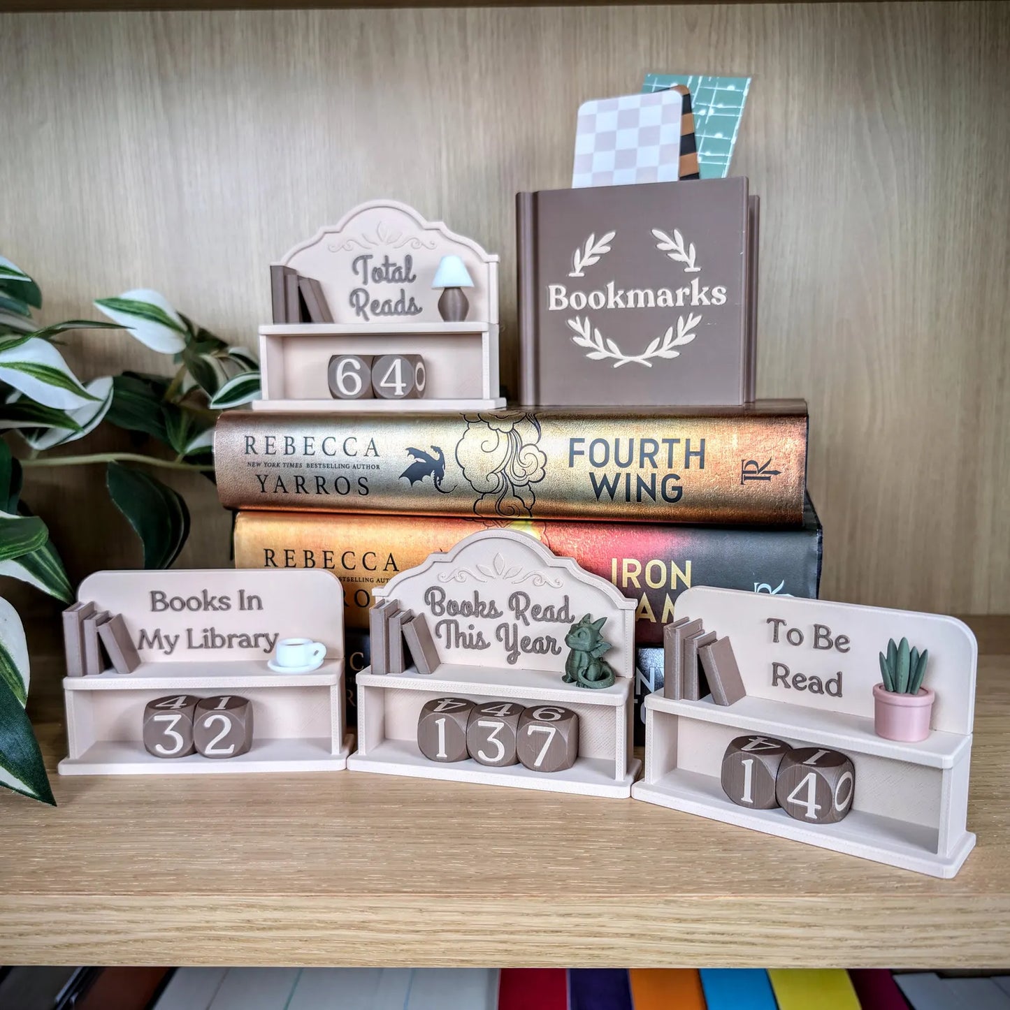 Book Counter, Books Read This Year, Book Lover Gift, Bookshelf Decor, Book Club Gifts, Bookish Library Decor, Bookworm, Reading Challenge