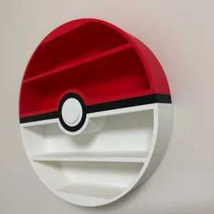 Pokéball Figure Display Shelf (Wall Mount )
