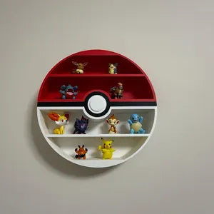 Pokéball Figure Display Shelf (Wall Mount )