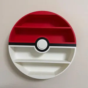 Pokéball Figure Display Shelf (Wall Mount )