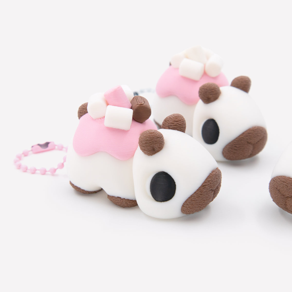 ☕ Capy Café Keychains – Sweet Treat Capybaras 🍓✨