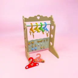 🎀 Mini Earring Organizer Stand | Cute Jewelry Display