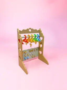 🎀 Mini Earring Organizer Stand | Cute Jewelry Display