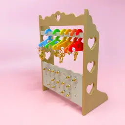 🎀 Mini Earring Organizer Stand | Cute Jewelry Display