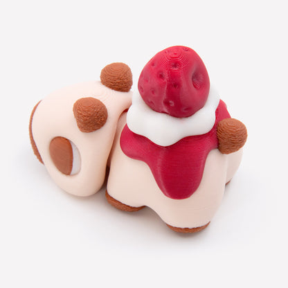 ☕ Capy Café Keychains – Sweet Treat Capybaras 🍓✨